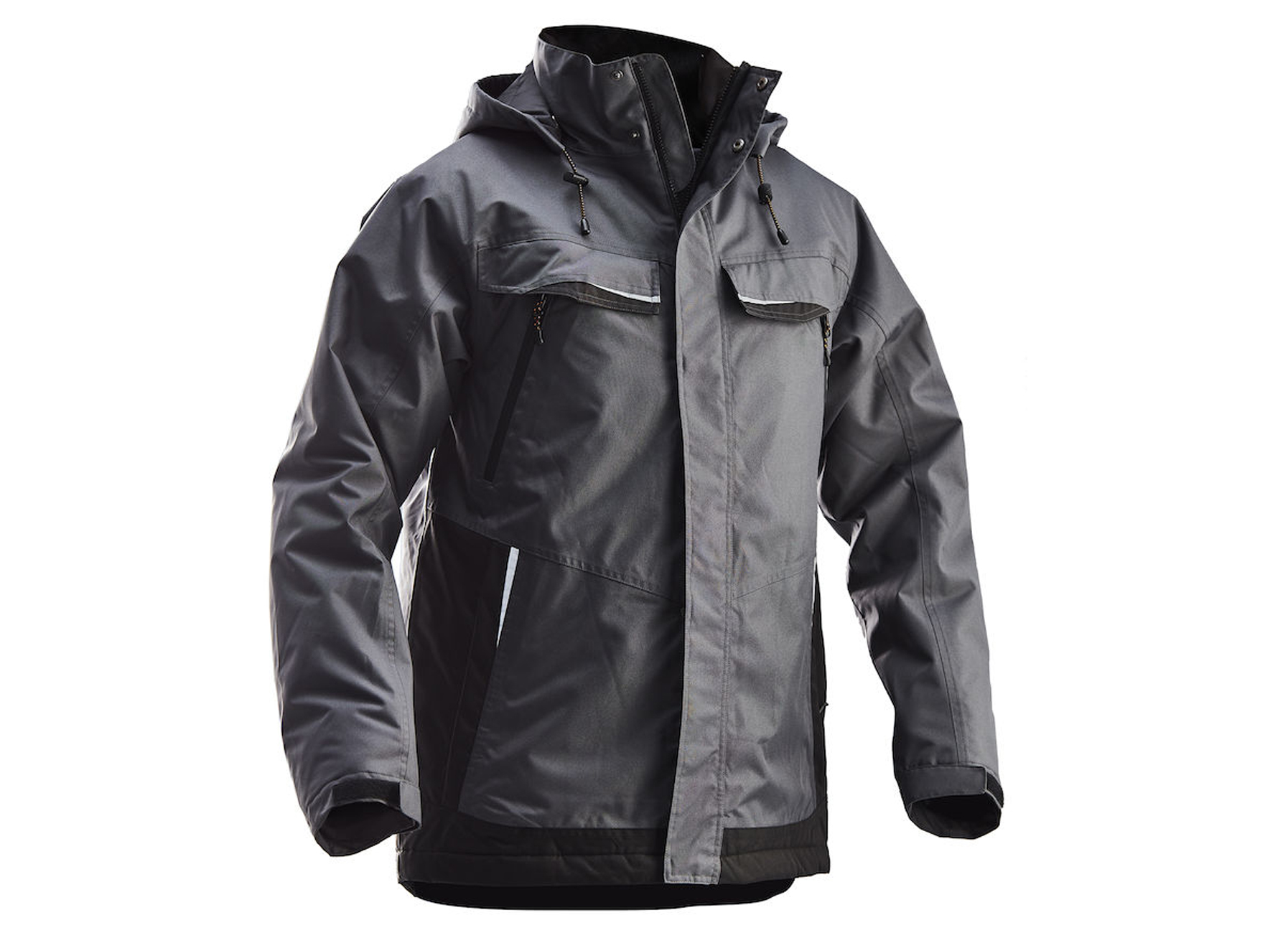 JOBMAN BLOUSON D'HIVER GRIS FONCE/NOIR L