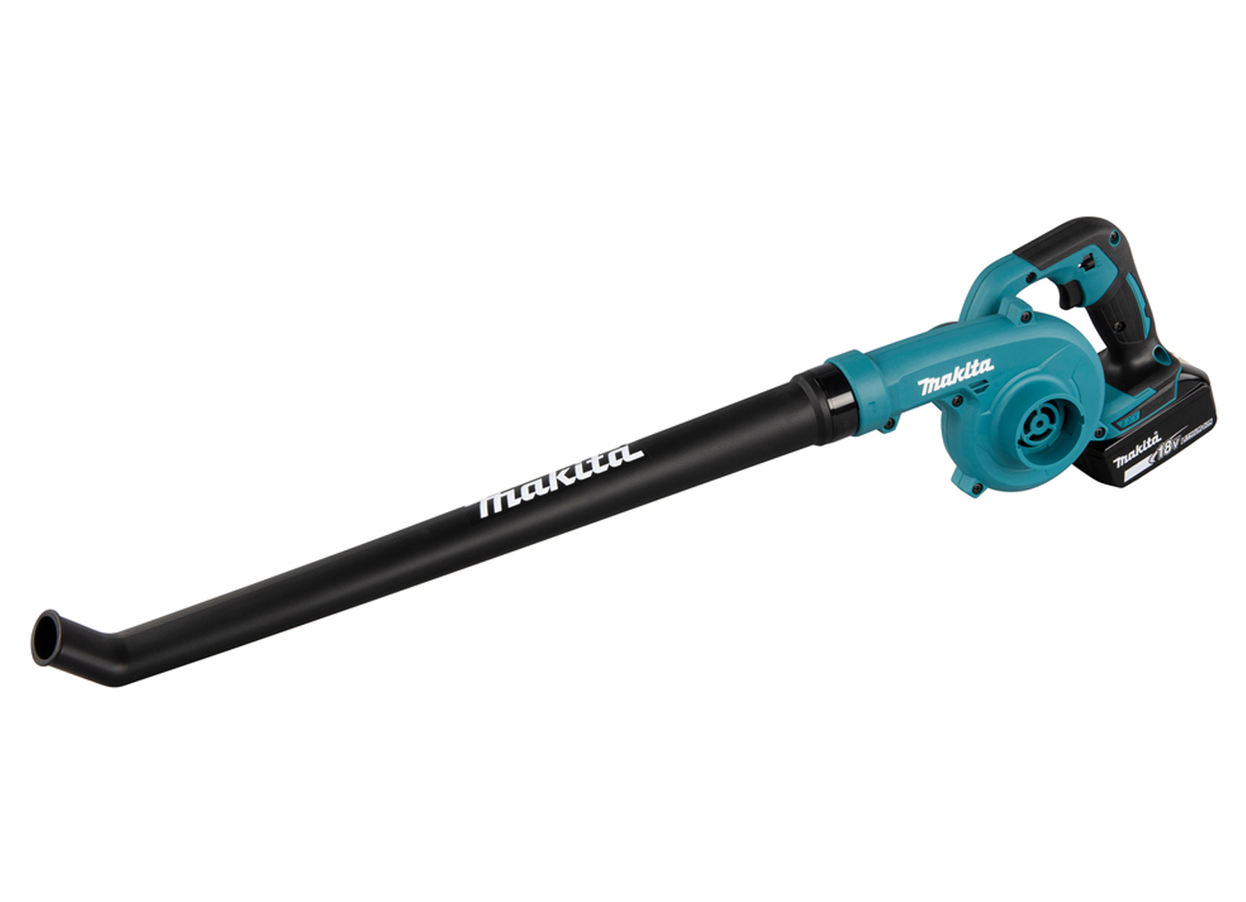 MAKITA ACCU BLAZER MET VERLENGDE BLAASMOND LXT 18V 3,2 M3/MIN DUB185Z