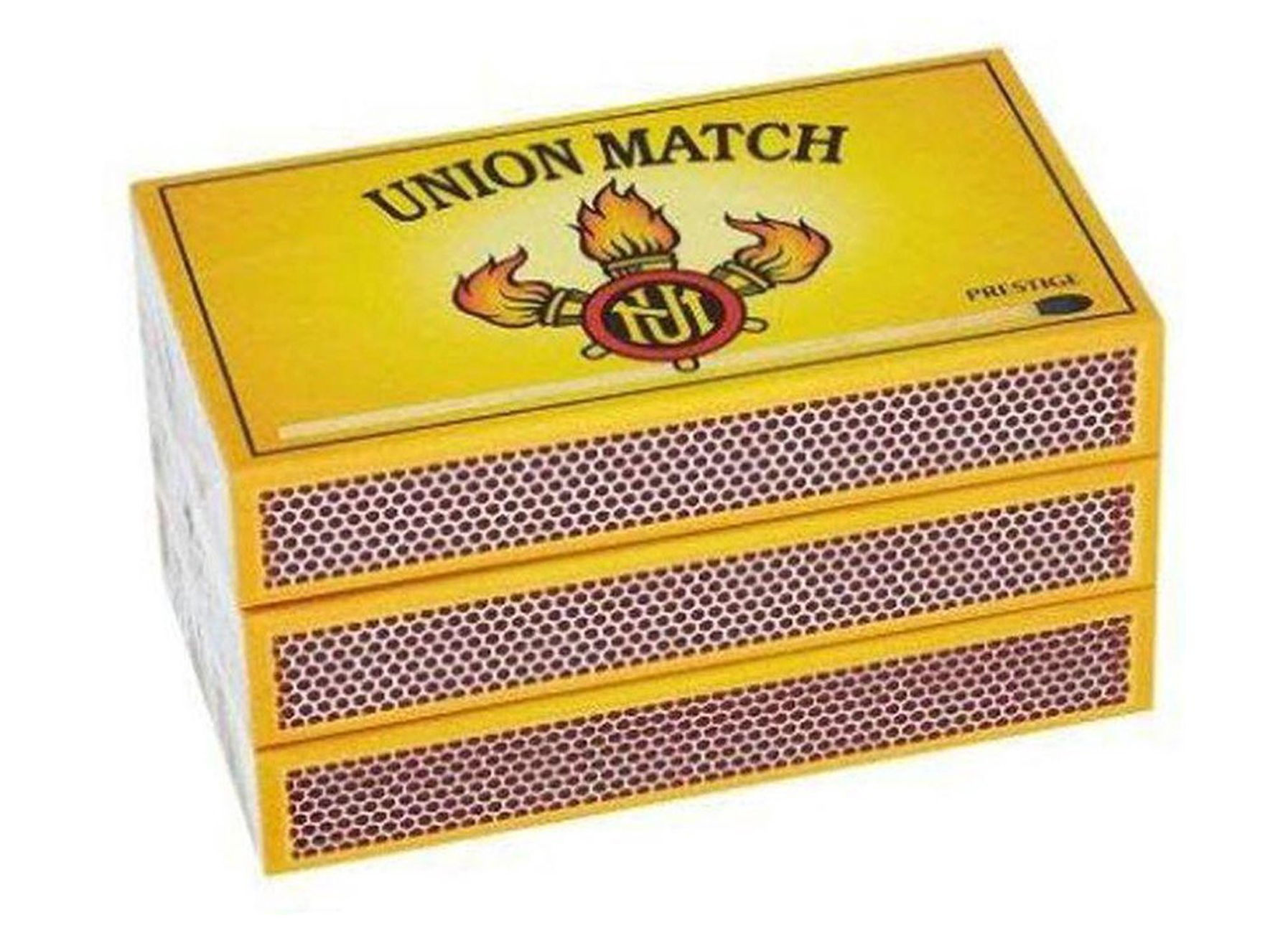 UNION MATCH ALLUMETTES LONG PRESTIGE (9,5CM) SET 3X45 PCS