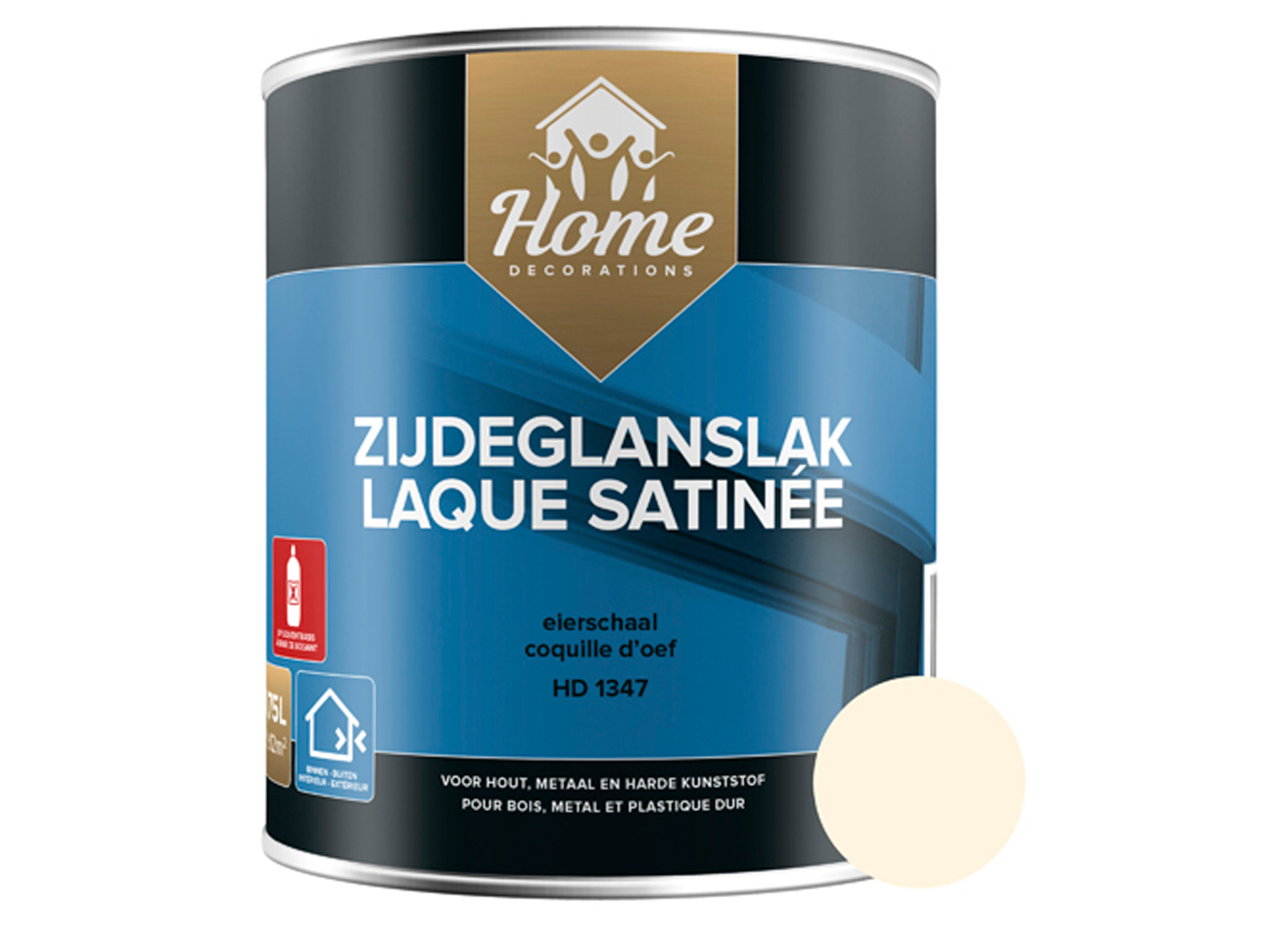 ZIJDEGLANSLAK EIERSCHAAL (HD1347) (750ML)