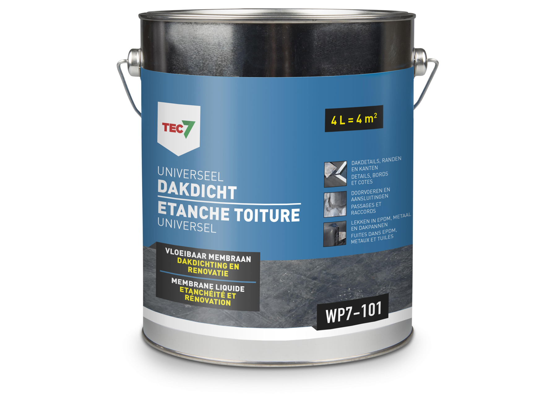 WP7-101 UNIVERSEEL DAKDICHT 4L