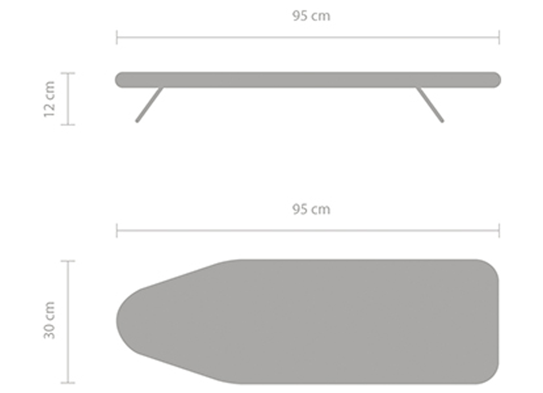 PLANCHE A REPASSER S 95X30CM TABLE TOP MORNING BREEZE