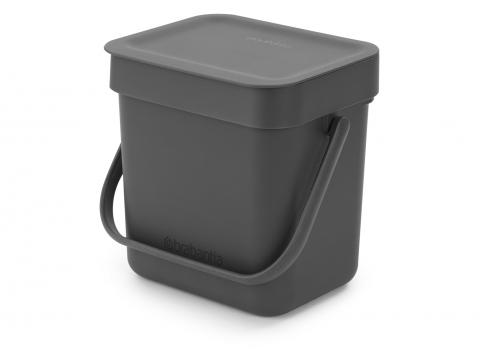 AFVALEMMER SORT & GO 3L GRIJS