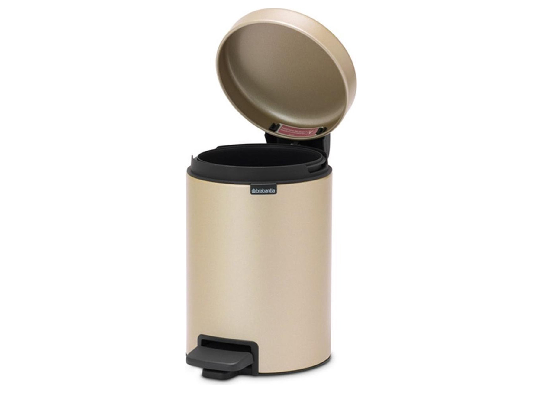 BRABANTIA PEDAALEMMER NEWICON 3L CHAMPAGNE