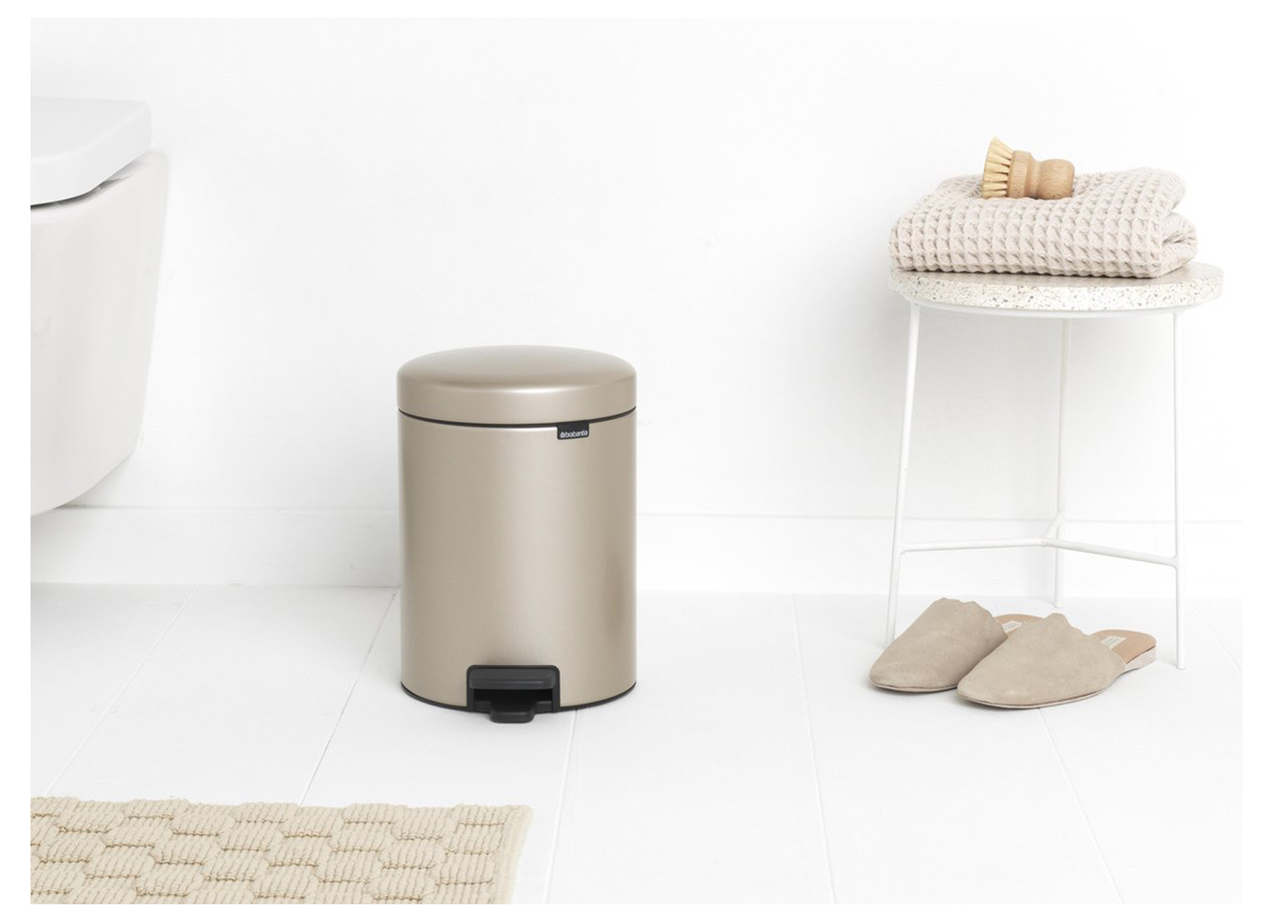 BRABANTIA PEDALETTE NEWICON 5L CHAMPAGNE