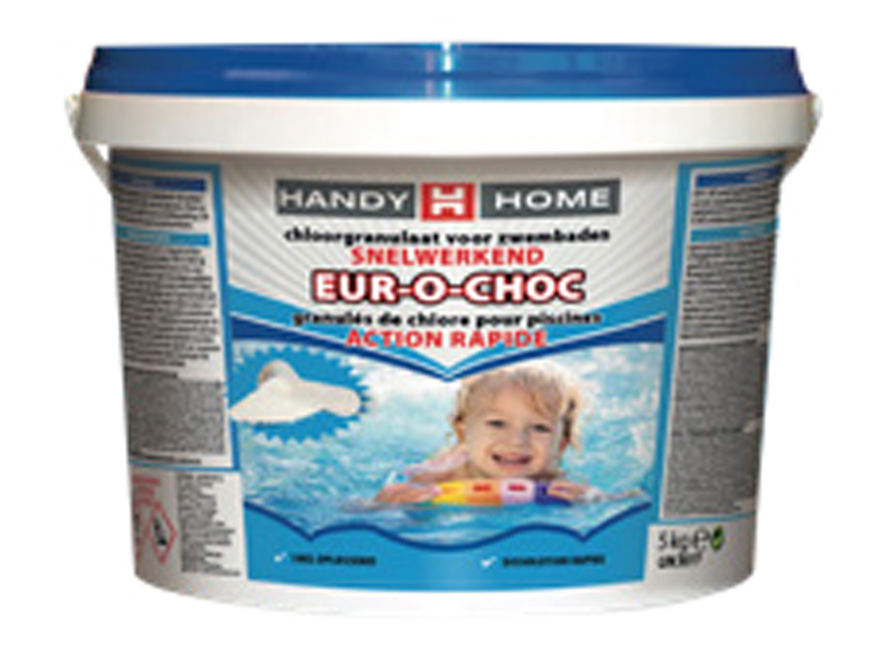 HANDYHOME EUR-O-CHOC SNELWERKEND CHLOOR 5KG