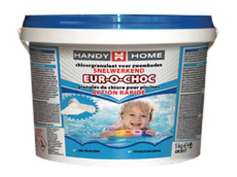 HANDYHOME EUR-O-CHOC SNELWERKEND CHLOOR 5KG
