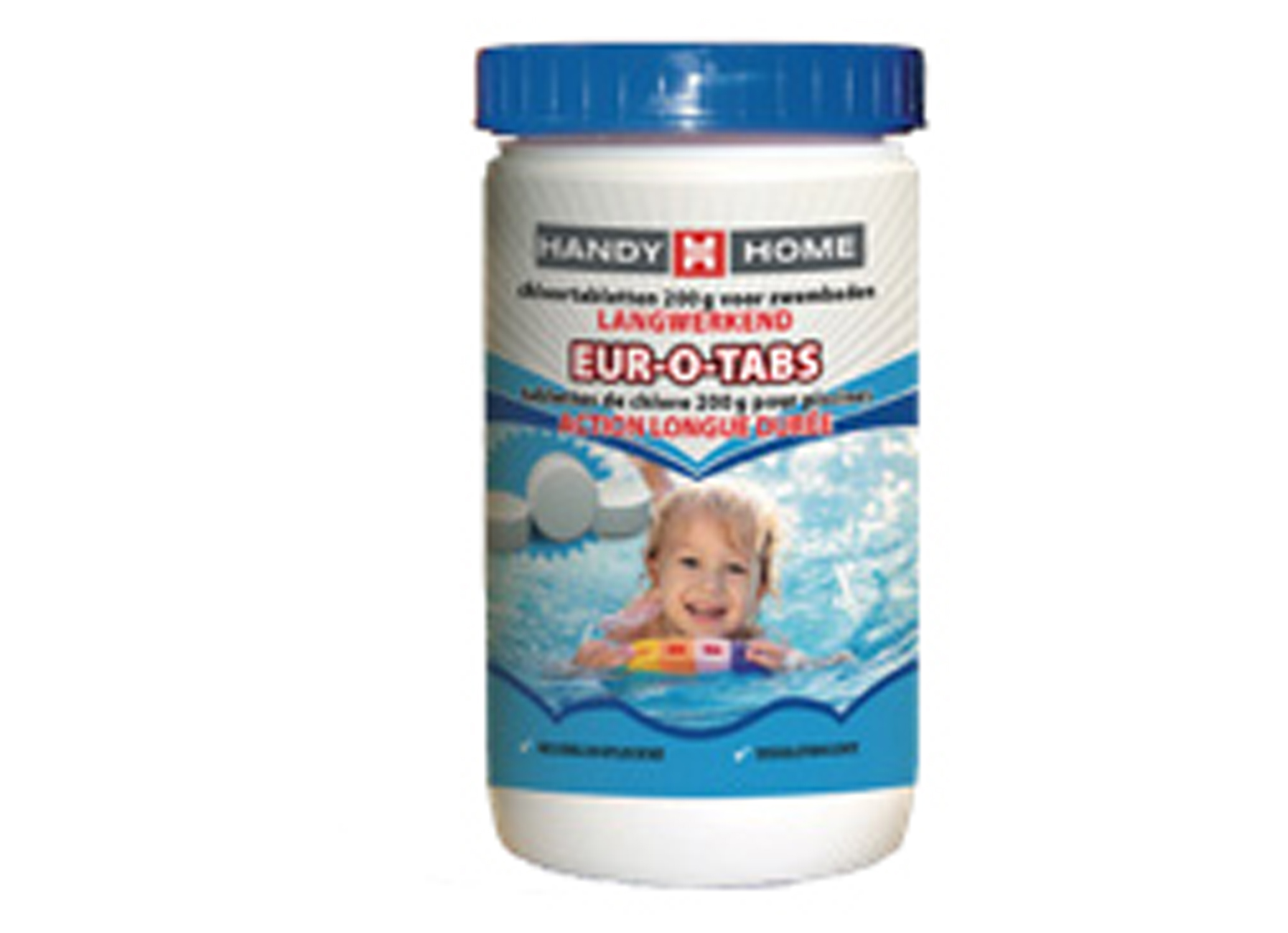 HANDYHOME EUR-O-TABS LANGWERKEND CHLOOR 1KG