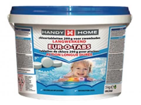 HANDYHOME EUR-O-TABS LANGWERKEND CHLOOR 5KG