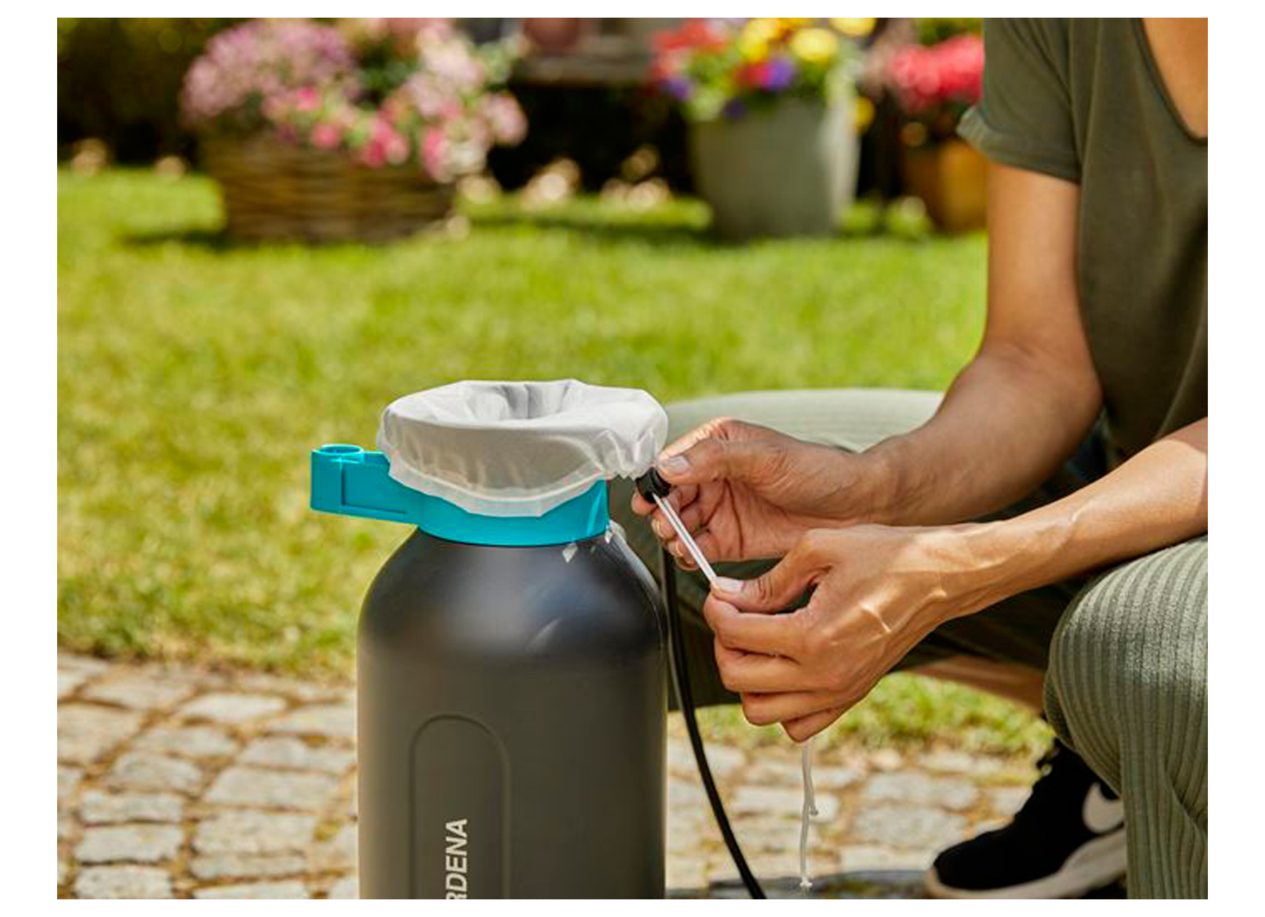 GARDENA PULVERISATEUR A PRESSION COMFORT 5L