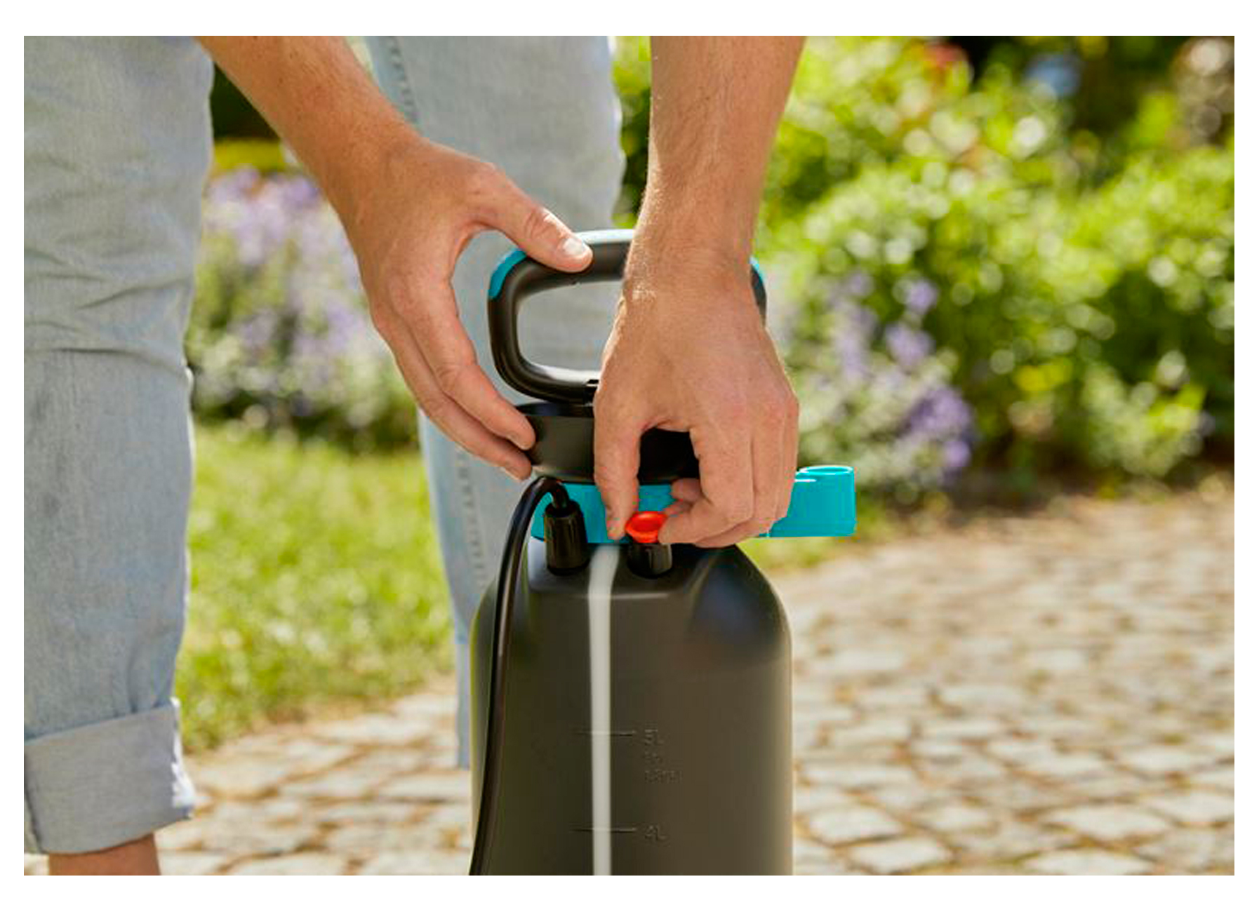 GARDENA PULVERISATEUR A PRESSION COMFORT 5L