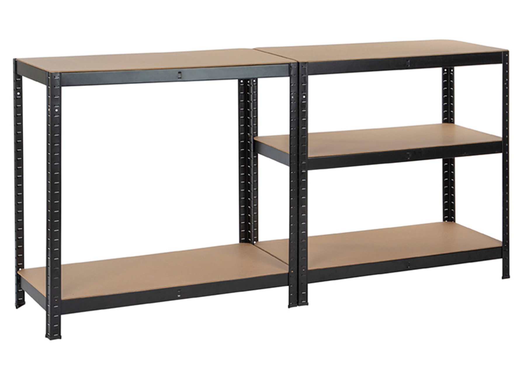 ETAGERE HEAVY DUTY 840QN 180X90X40 NOIR 250KG
