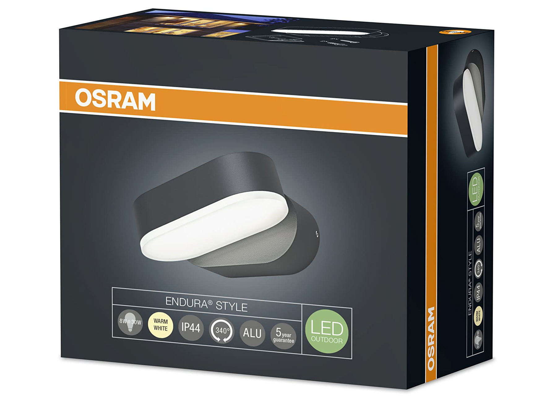 OSRAM LUMINAIRE LED ENDURA MINI SPOT I 8W GRIS