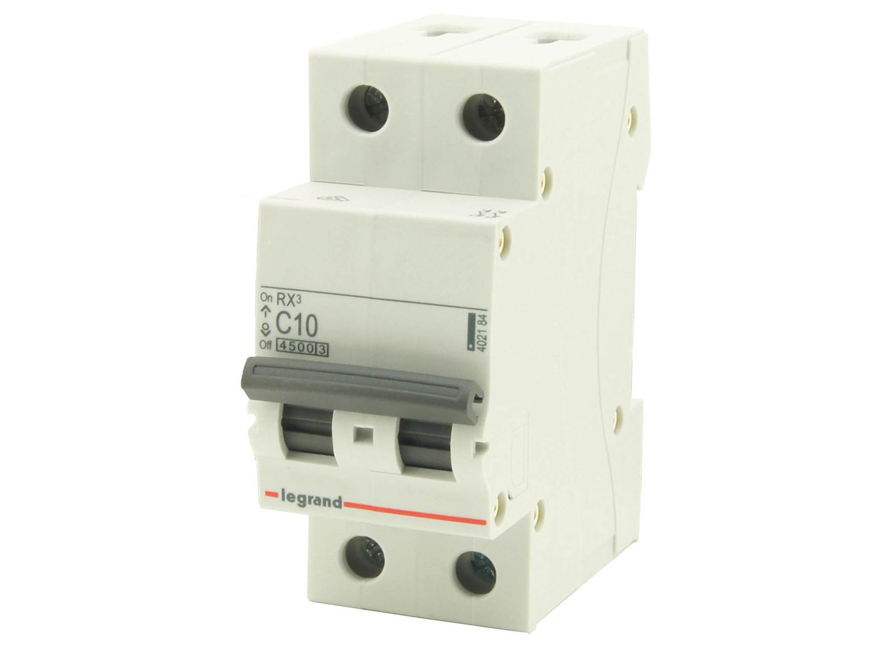 DISJONCTEUR RX3 2P 4500A 10A 6 PIECES