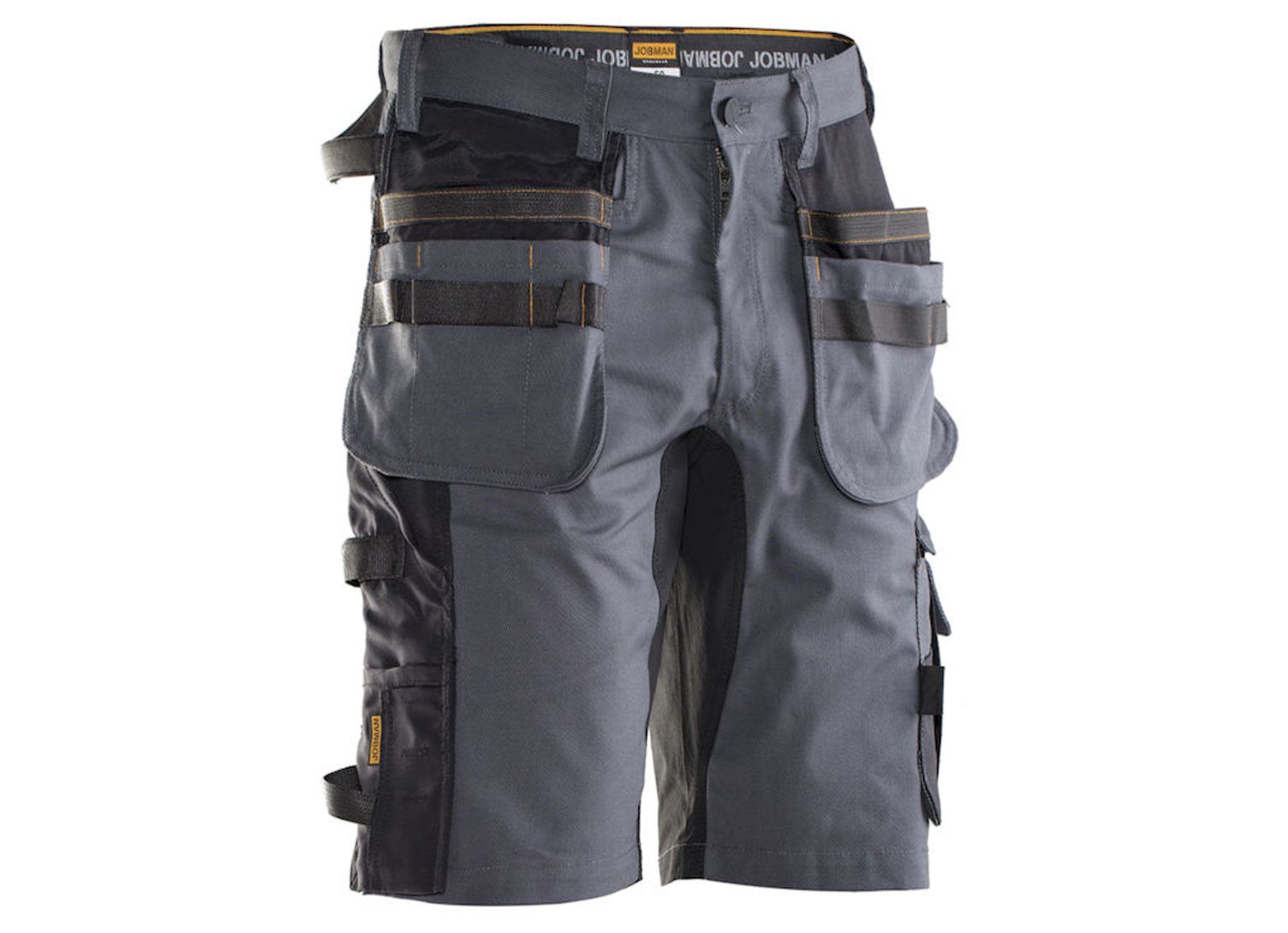 JOBMAN SHORT D'ARTISAN STRETCH 2168 GRIS/NOIR C44