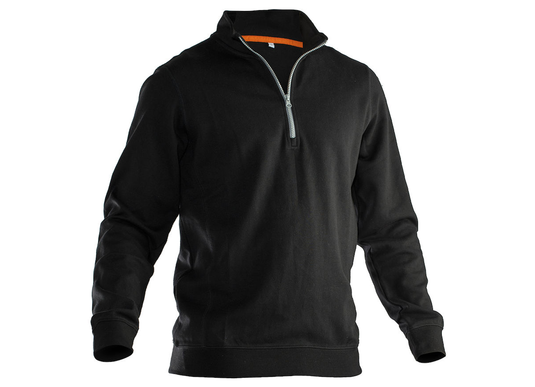 JOBMAN SWEATSHIRT 1/2-RITS 5401 ZWART L