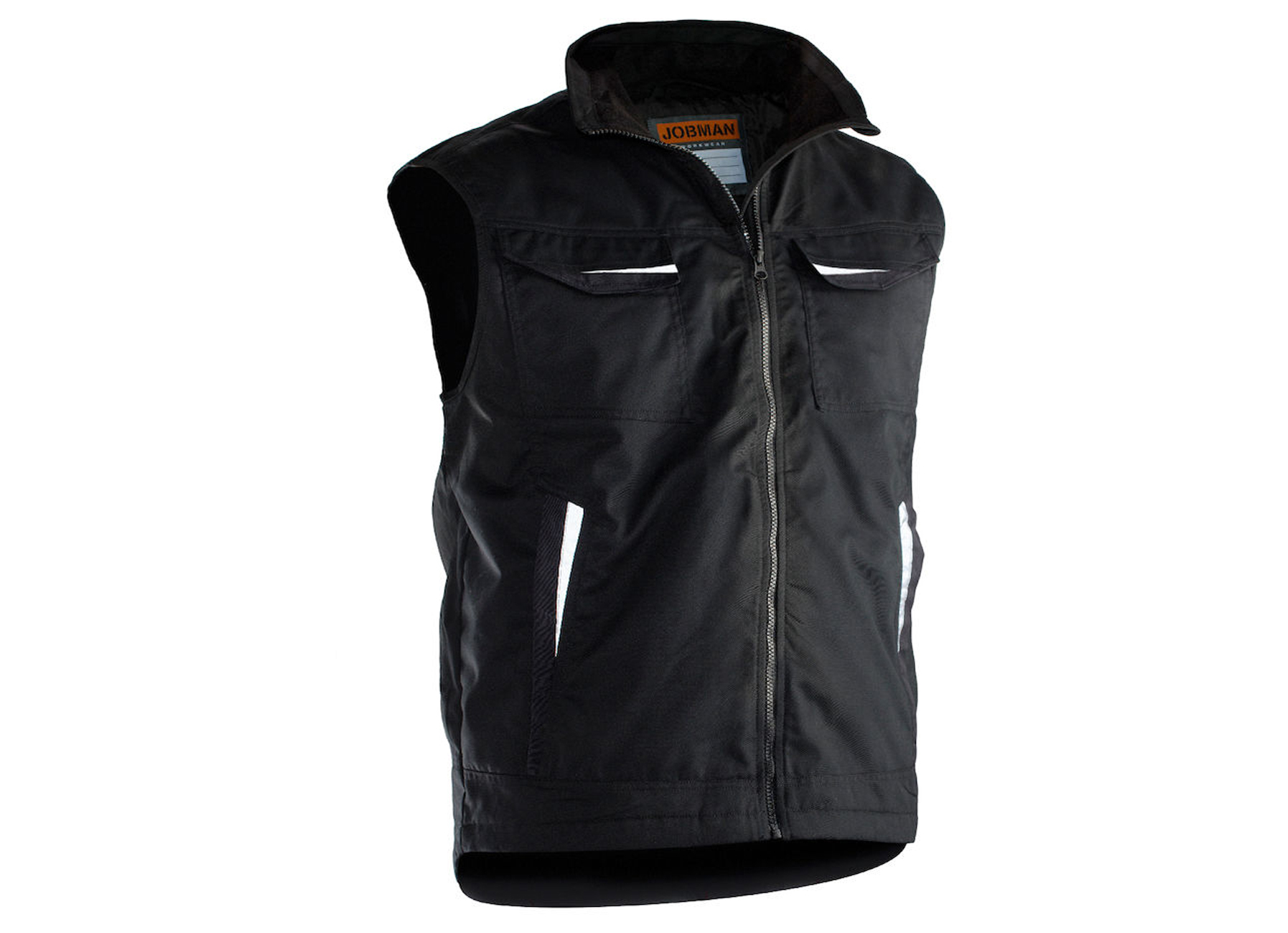 JOBMAN SERVICE VEST LINED 7517 ZWART L