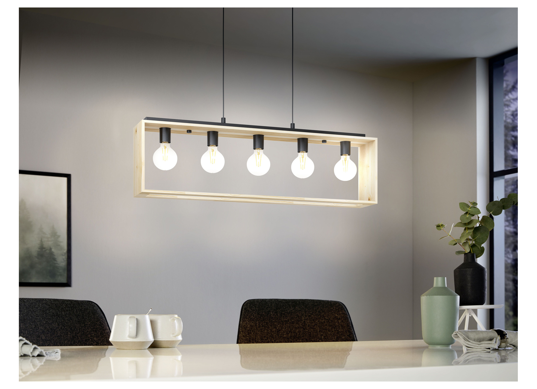 EGLO SUSPENSION FAMBOROUGH 5X40W