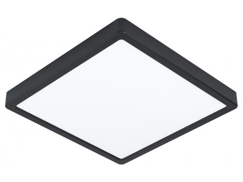 EGLO OPBOUWARMATUUR FUEVA 5 ZWART 285X285MM 20W 3000K