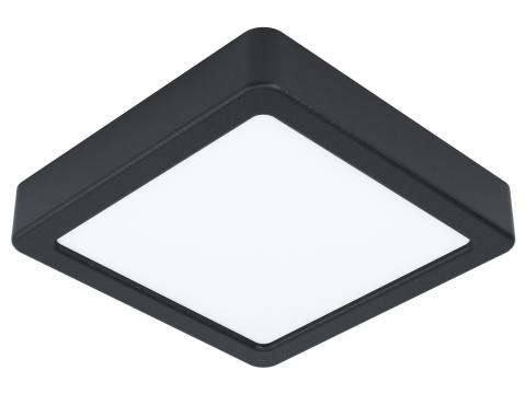 EGLO LUMINAIRE EN SAILLIE FUEVA 5 NOIR 160X160MM 10,5W 3000K