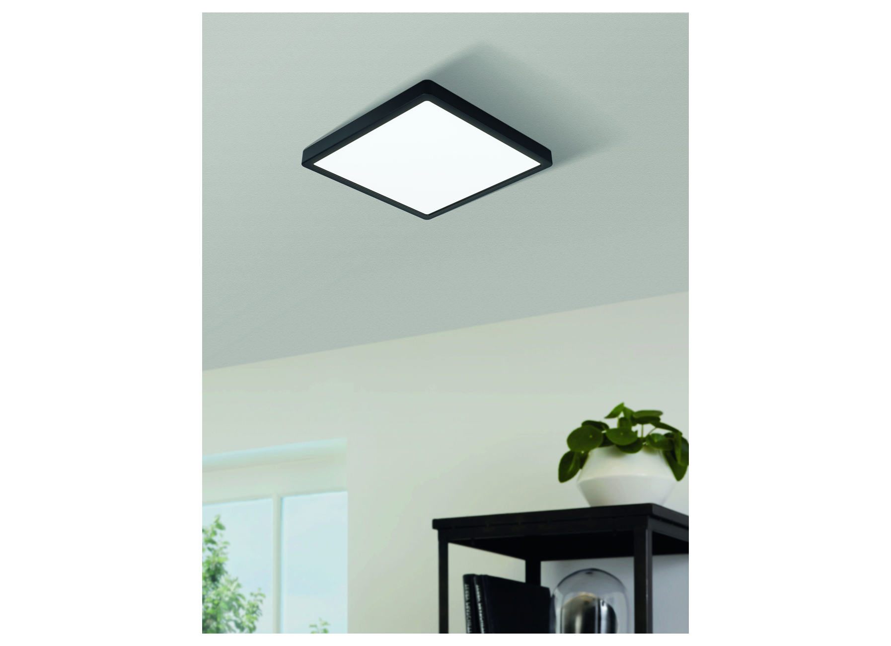 EGLO LUMINAIRE EN SAILLIE FUEVA 5 NOIR 210X210MM 16,5W 4000K