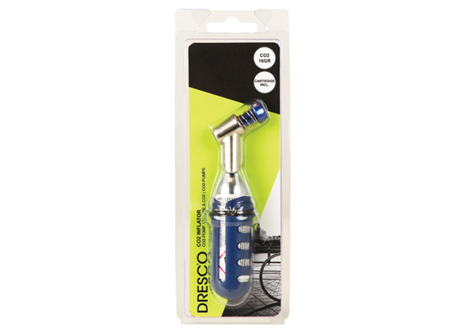 DRESCO CO2 POMP INCLUSIEF 16G CO2 PATROON