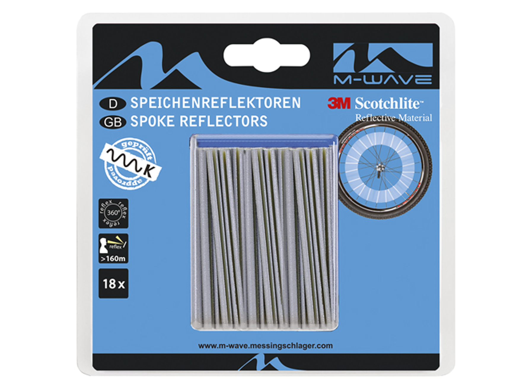 REFLECTEURS POUR RAYON 18 PCS