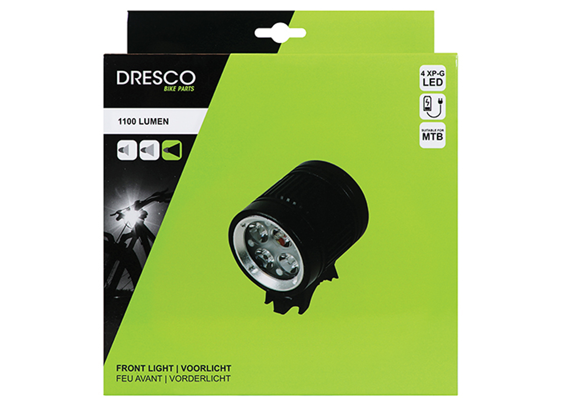 DRESCO XP-G LED KOPLAMP 1100 LUMEN