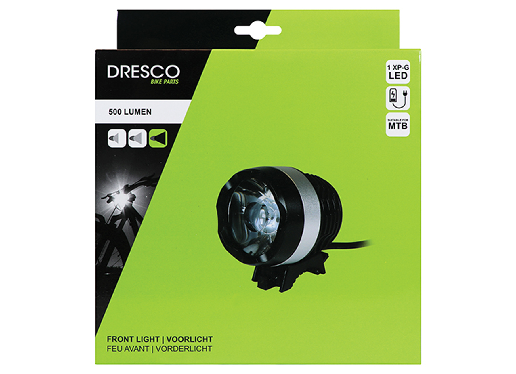 DRESCO XP-G LED KOPLAMP 500 LUMEN