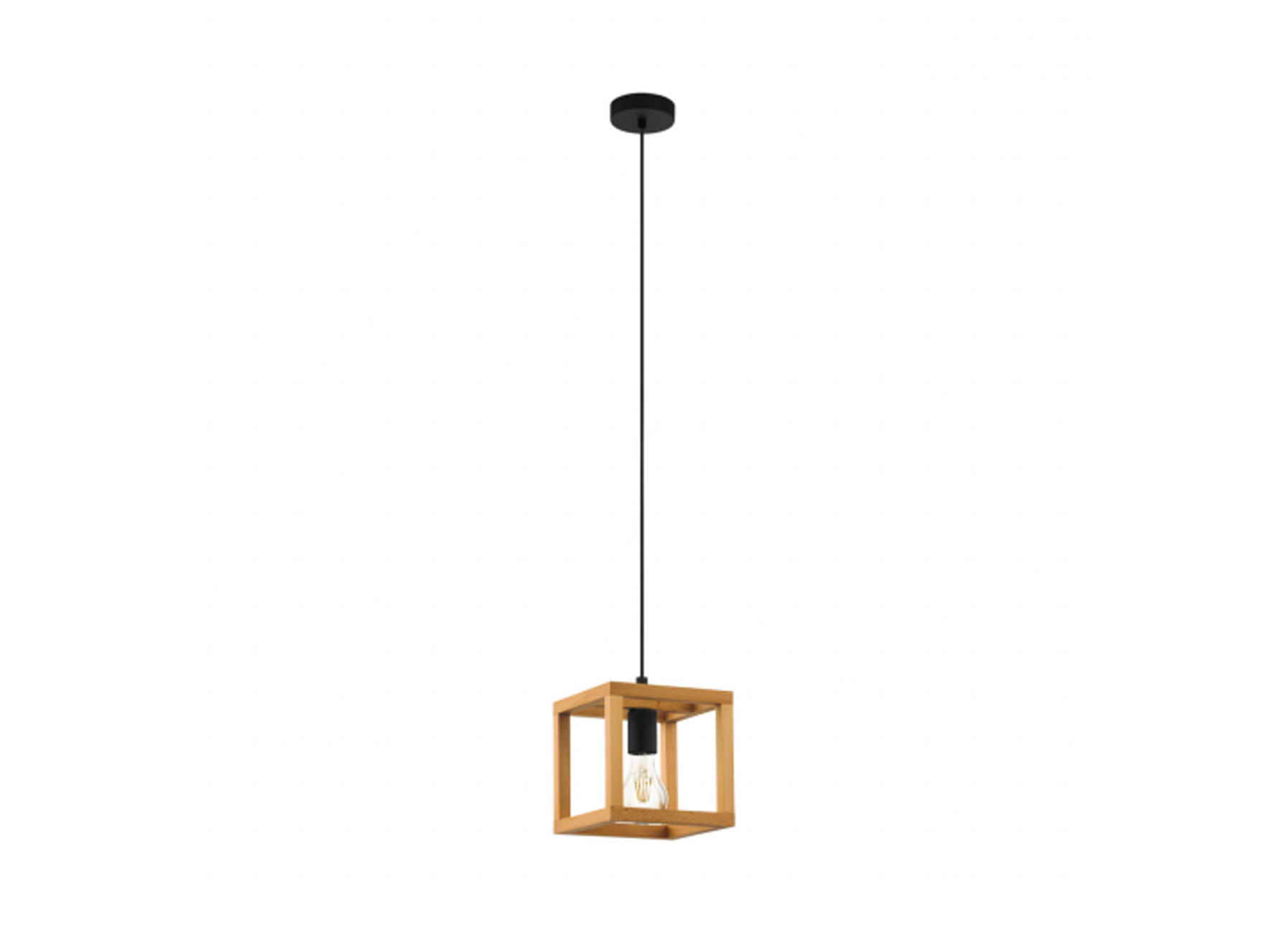 EGLO SUSPENSION BLACKCROWN 1 BOIS 1X40W