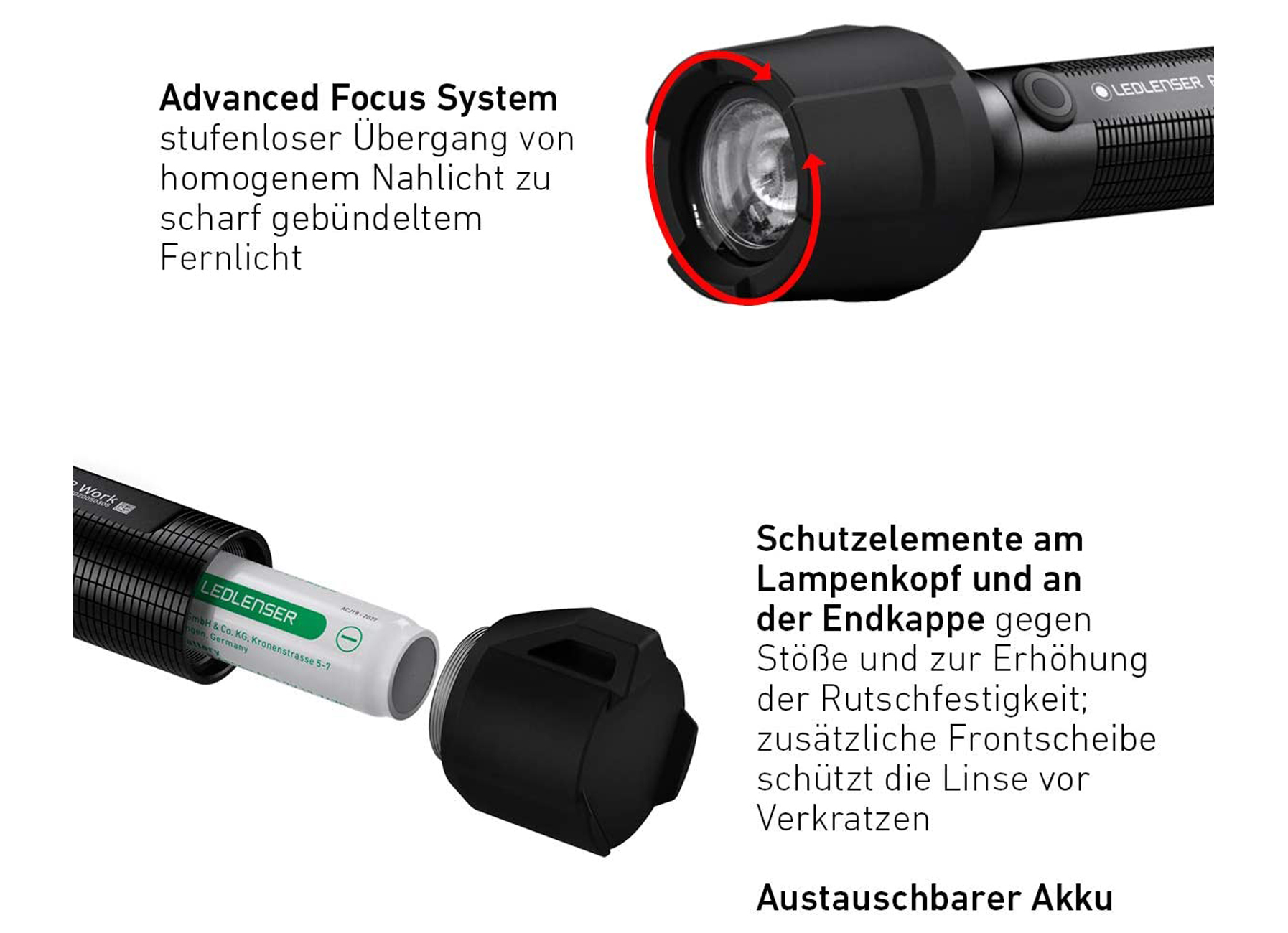 LEDLENSER P5R WORK RECHARGEABLE
