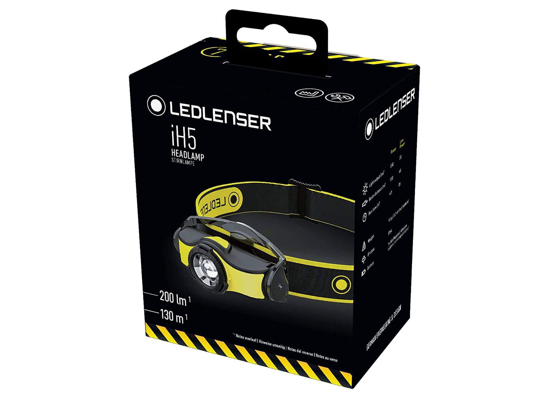 LEDLENSER IH5 HOOFDLAMP 200 LUMEN