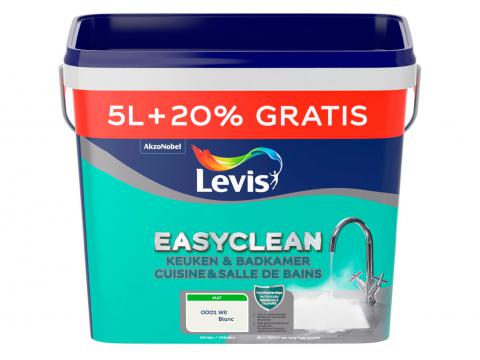 LEVIS EASYCLEAN KEUKEN & BADKAMER WIT 5+1L