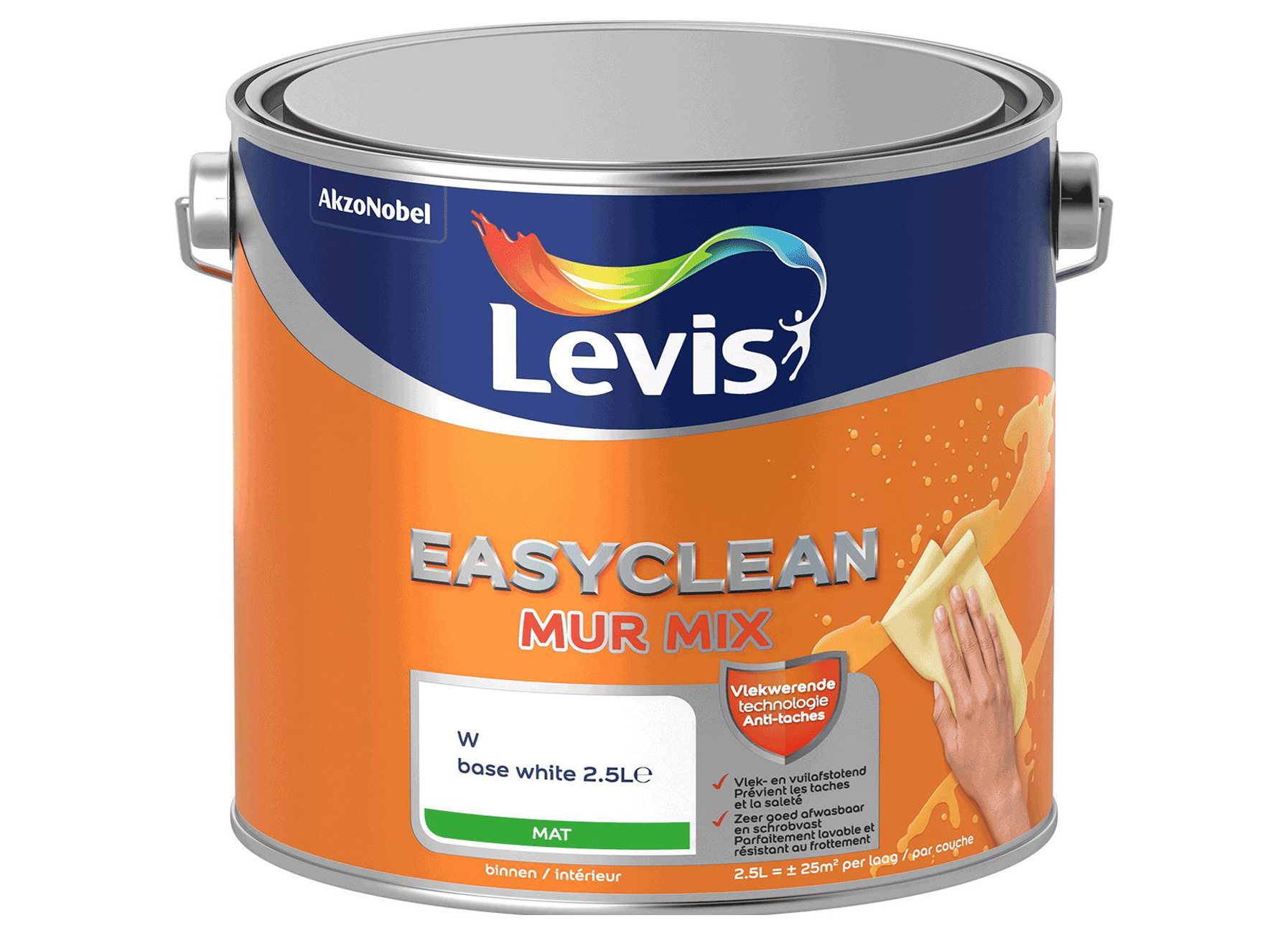 LEVIS EASYCLEAN MUUR MAT MIX BASE C 1L