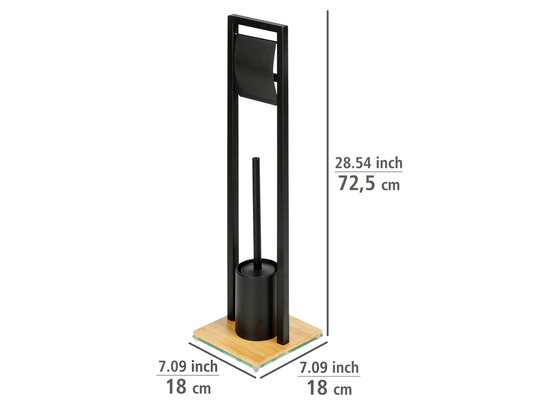 COMBINE WC BAMBUSA NOIR