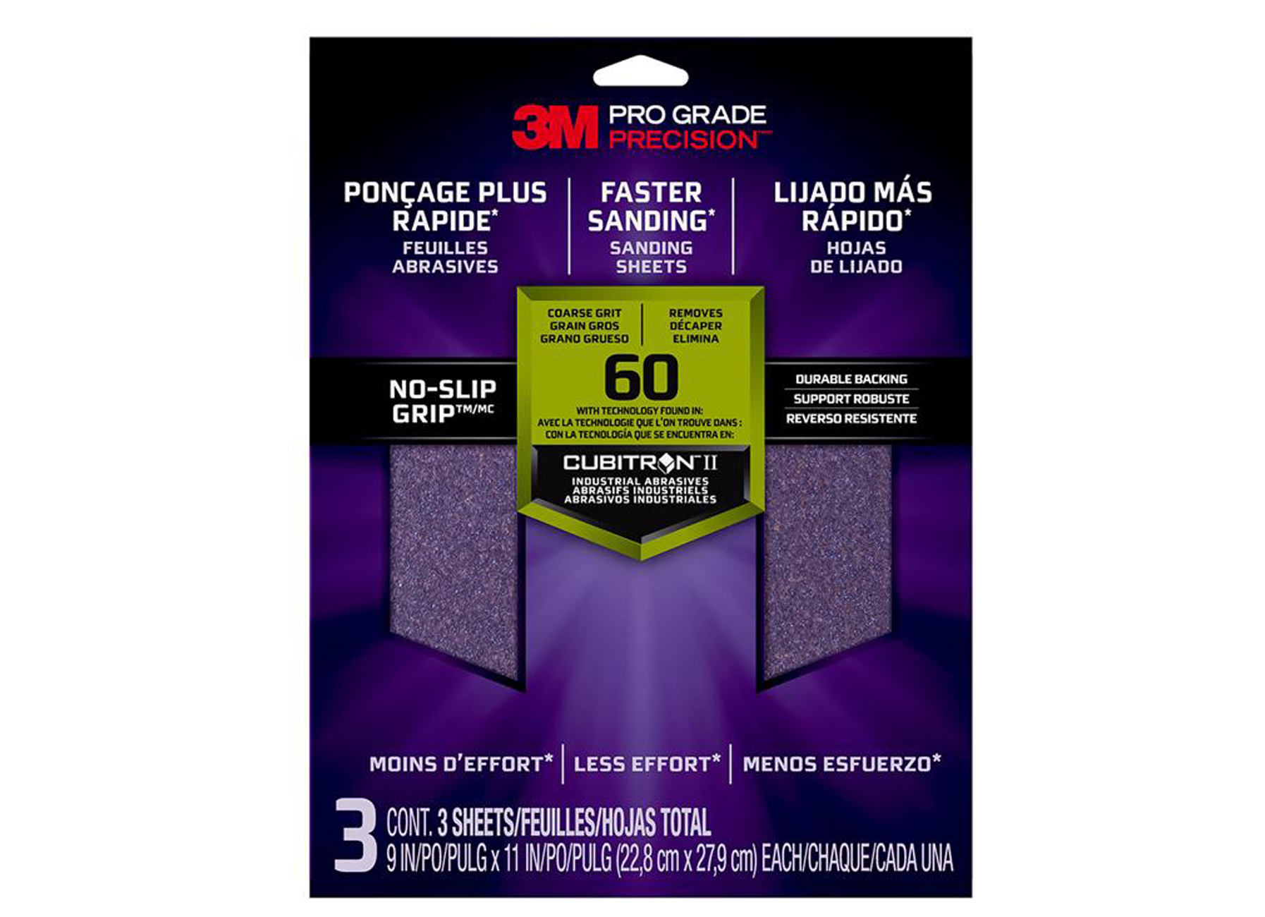 3M PGP FEUILLES A PONCER G60 GROS