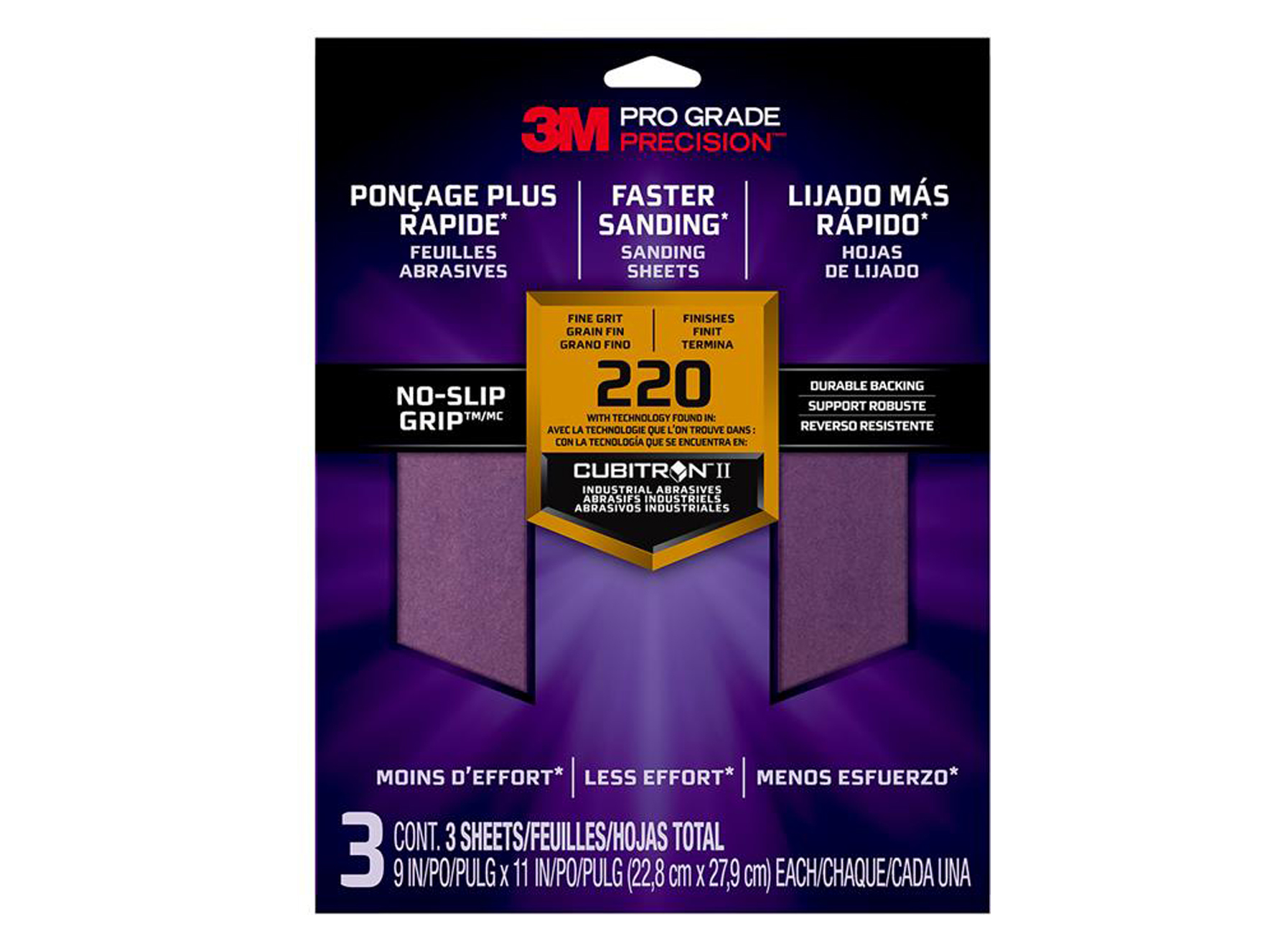 3M PGP FEUILLES A PONCER G220 FIN