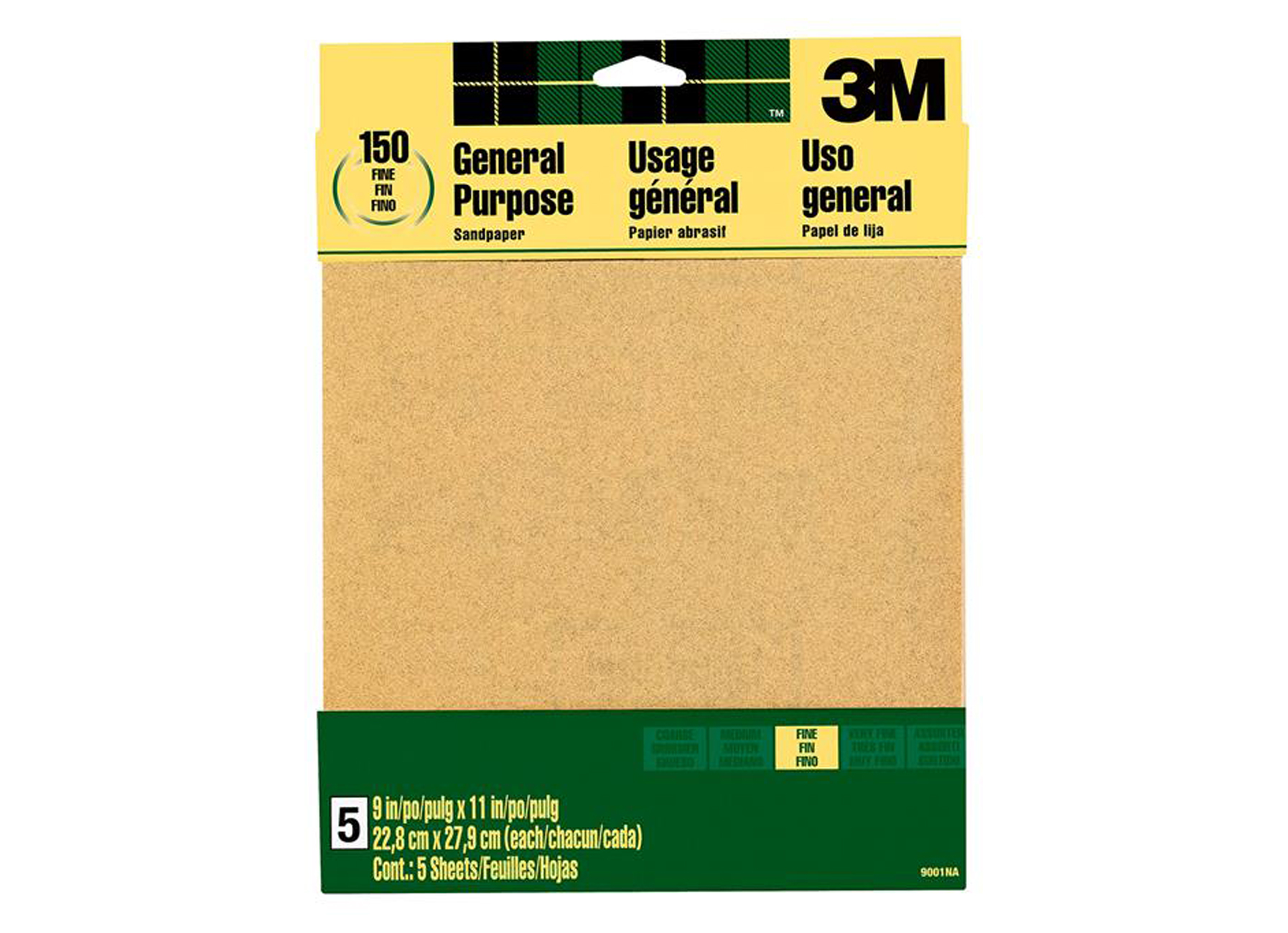 3M PAPIER ABRASIF EN ALUMINIUM OXYDE