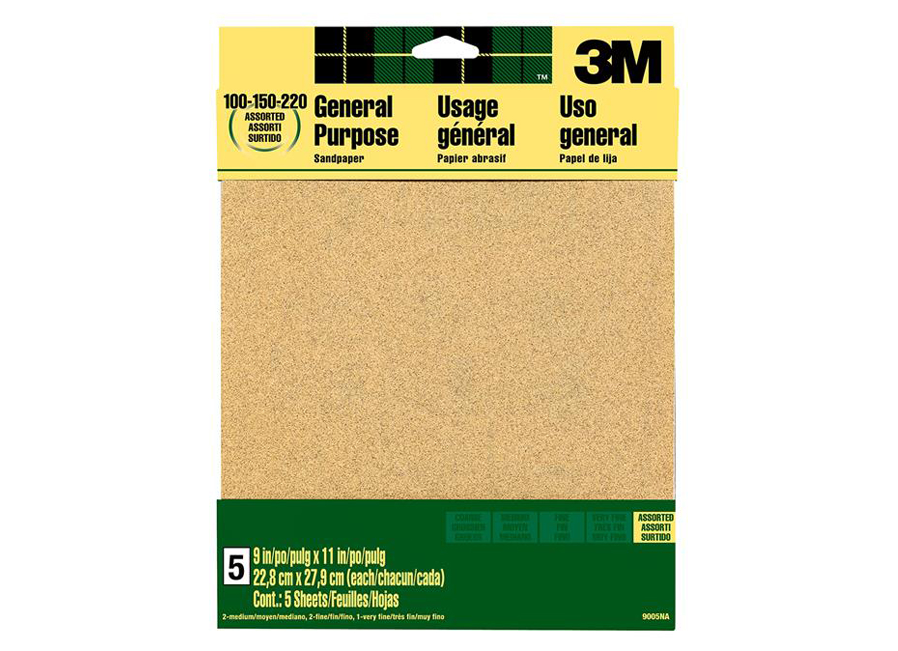 3M PAPIER ABRASIF EN ALUMINIUM OXYDE