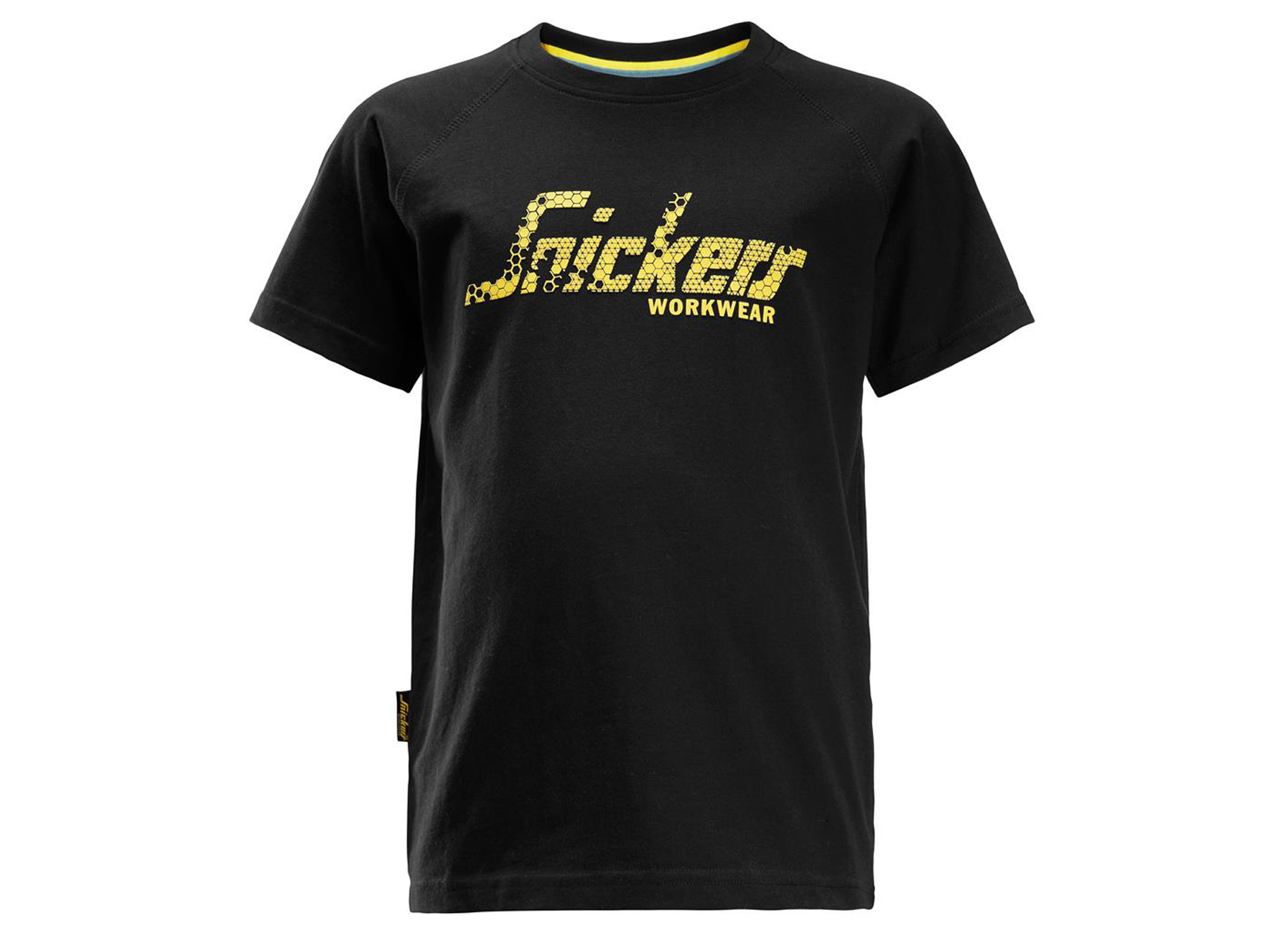 SNICKERS T-SHIRT JUNIOR LOGO ZWART M 158/164