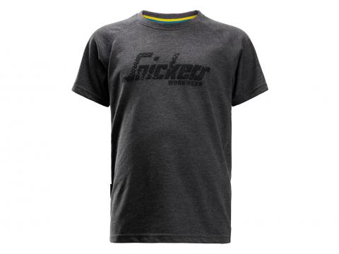 SNICKERS T-SHIRT JUNIOR LOGO DARK BLEU MELANGE M 146/152