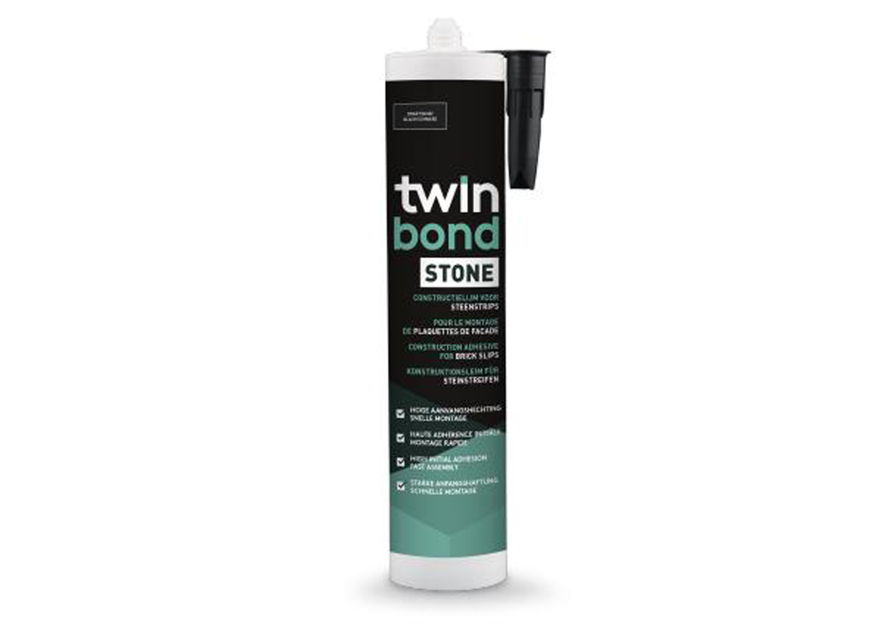 TWINBOND STONE CONSTRUCTIELIJM STEENSTRIPS ZWART 290ML