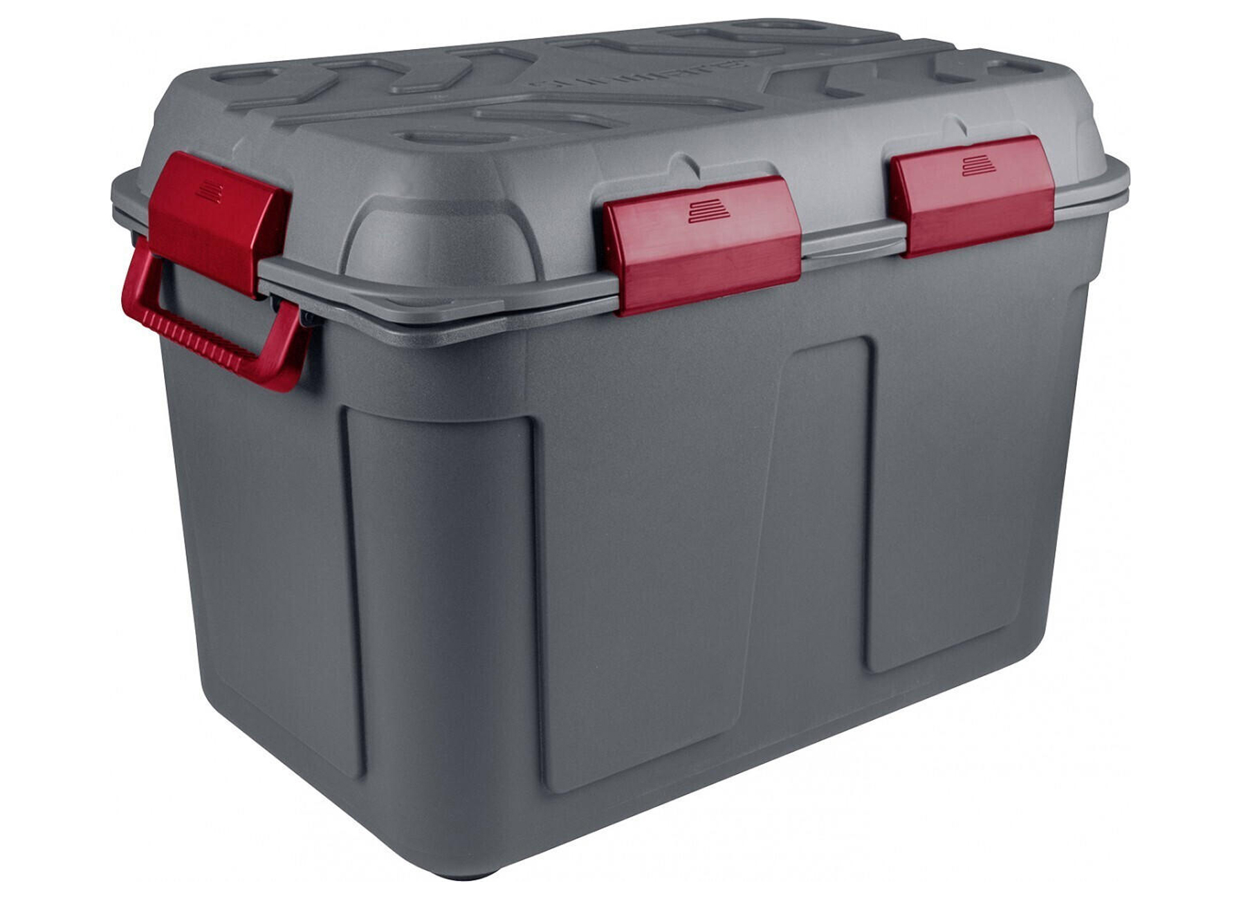 Q-LINE BOITE DE RANGEMENT 160L ROUGE/ANTHRACITE