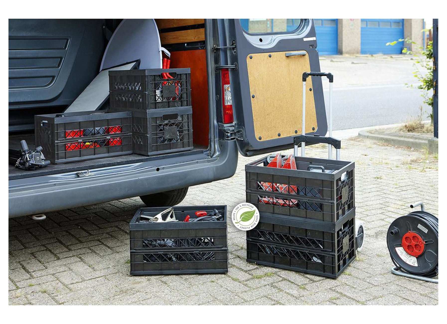 HEAVY DUTY CAISSE PLIABLE 45L ANTHRACITE