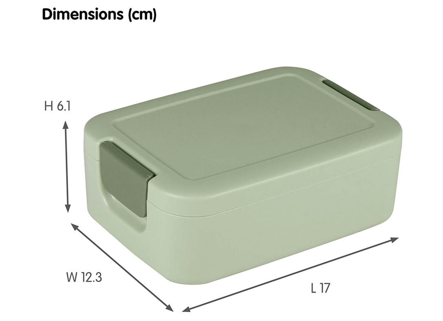 SIGMA HOME LUNCHBOX LICHTGROEN