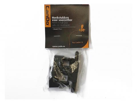 CANDO PIECES D'ANGLE POIUR MOUSTIQUAIRE NOIR