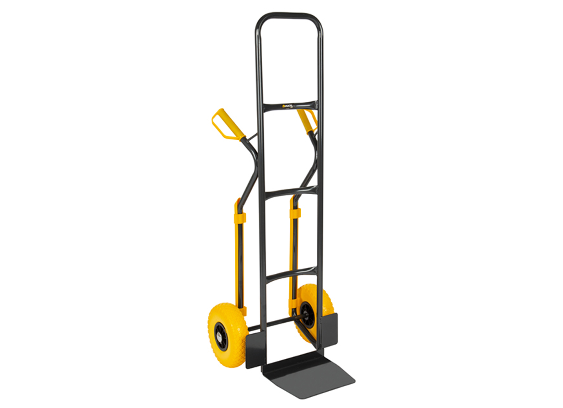 Transportkar Staal Grijs 1.39m 200kg Vol Wiel