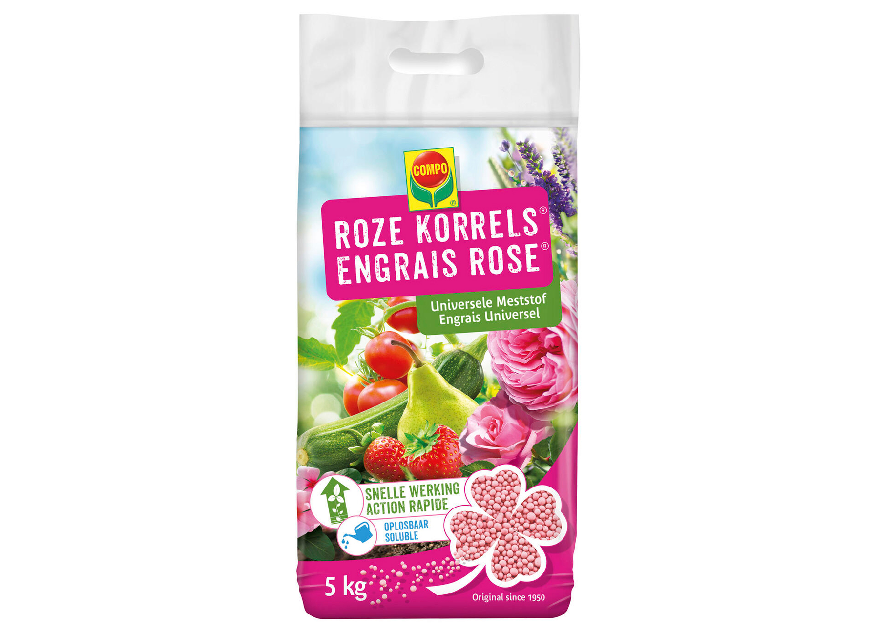 COMPO ROZE KORRELS 5KG