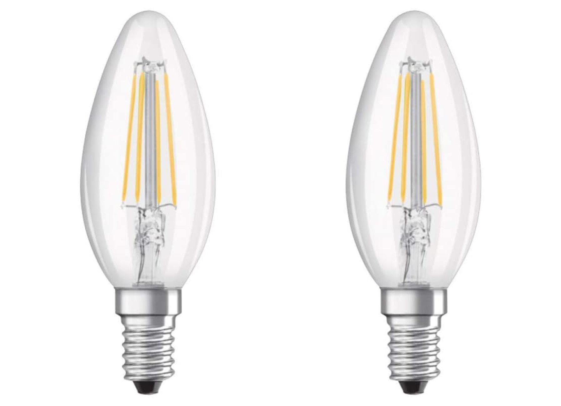 LED RETROFIT CLASSIC B 40 E14 4W 2700K HELDER 2STK