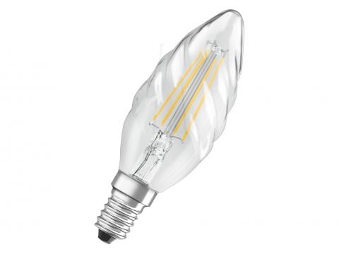 LED RETROFIT CLASSIC BW 40 E14 4W 2700K HELDER